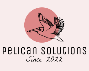 Pelican - Wild Pelican Zoo logo design