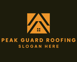 Orange House Roof logo design