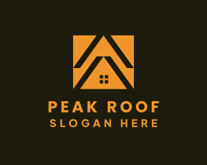 Orange House Roof logo design