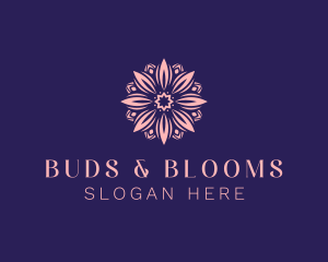 Buds - Flower Petal Pattern logo design