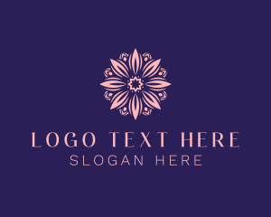 Symmetry - Flower Petal Pattern logo design