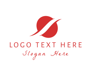 Swoosh - Simple Swoosh Oblong logo design