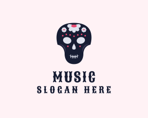 Cultural - Floral Skull Festival logo design