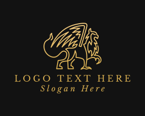 Luxe - Golden Griffin Corporation logo design