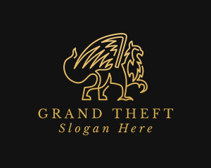 Expensive - Golden Griffin Corporation logo design
