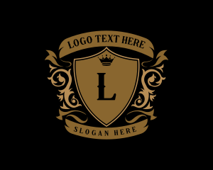 Emblem - Medieval Regal Crest logo design