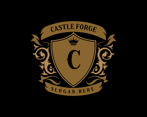 Medieval Regal Crest logo design