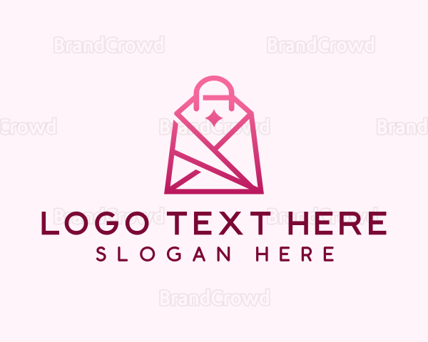 Stylish Shopping Bag Logo