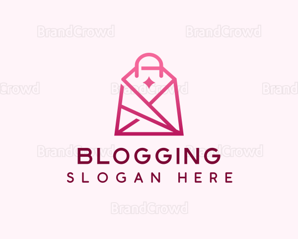 Stylish Shopping Bag Logo