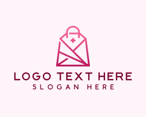 Shopping - Stylish Shopping Bag logo design