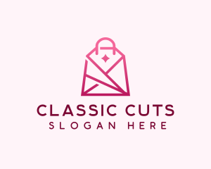 Stylish Shopping Bag logo design