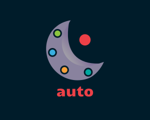 Moon Art Paint Palette Logo
