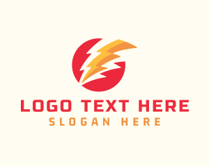 Flash - Electric Lightning Bolt logo design