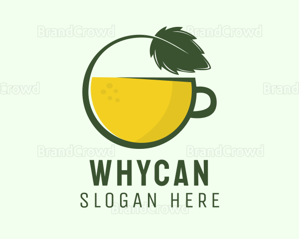 Herbal Citrus Tea Cup Logo