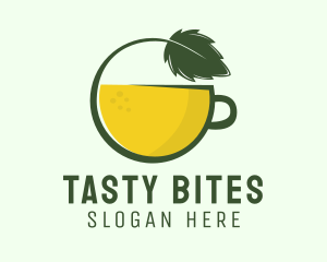 Herbal Citrus Tea Cup Logo