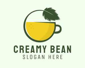 Latte - Herbal Citrus Tea Cup logo design