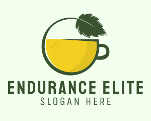 Herbal Citrus Tea Cup logo design