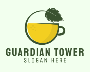 Herbal Citrus Tea Cup logo design