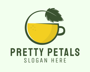 Herbal Citrus Tea Cup logo design