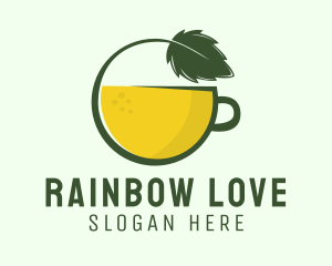 Herbal Citrus Tea Cup logo design