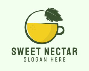 Herbal Citrus Tea Cup logo design