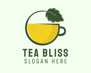 Tea - Herbal Citrus Tea Cup logo design