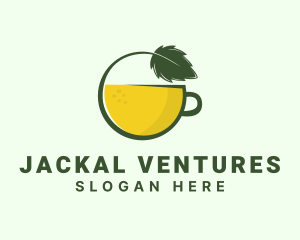 Herbal Citrus Tea Cup logo design