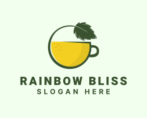 Herbal Citrus Tea Cup logo design