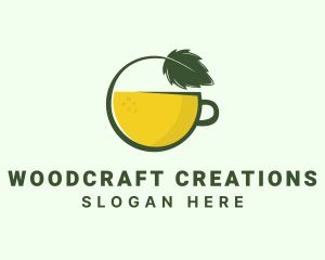 Herbal Citrus Tea Cup logo design