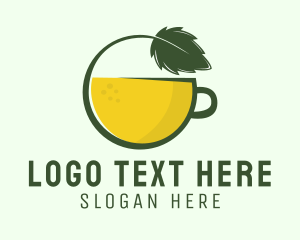 Cappuccino - Herbal Citrus Tea Cup logo design