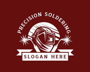 Soldering - Welding Metal Fabrication logo design