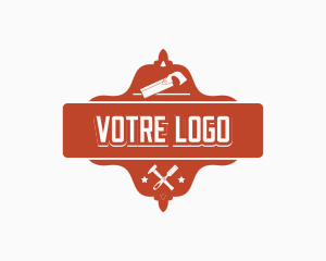 Woodworking - Handyman Woodwork Tools logo design