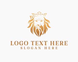 Lion - Wild Royalty King logo design