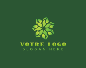 Organic - Organic Floral Leaf logo design