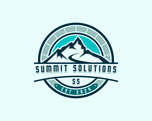 Mountain Peak Trekking logo design