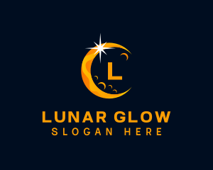 Eclipse - Lunar Eclipse Moon logo design