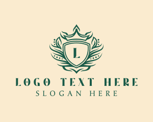 Leaf - Luxe Shield Brand logo design