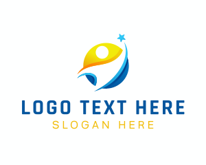 Social - Human Star Success logo design