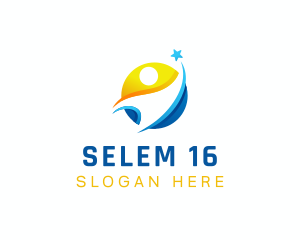 Community - Human Star Success logo design