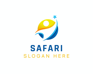 Support - Human Star Success logo design