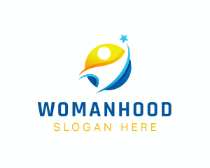Humanitarian - Human Star Success logo design
