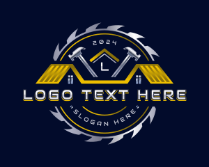 Refurbish - Roof Hammer Builder logo design