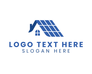 Residential - House Roof Panel logo design