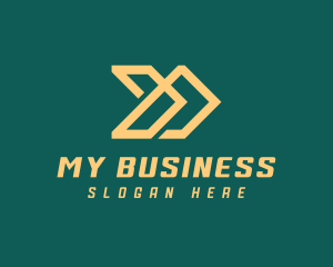 Delivery Business Arrows logo design