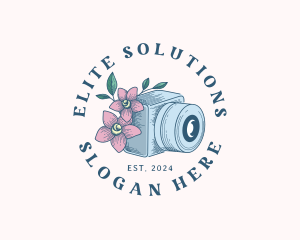 Studio - Flower Photography Camera logo design