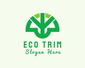 Peace Eco Park Tree logo design