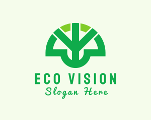 Peace Eco Park Tree logo design