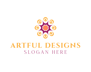 Colorful Pattern Art logo design