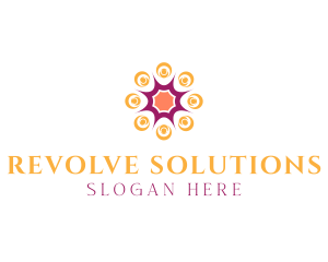 Revolve - Colorful Pattern Art logo design