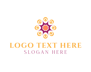 Flavour - Colorful Pattern Art logo design